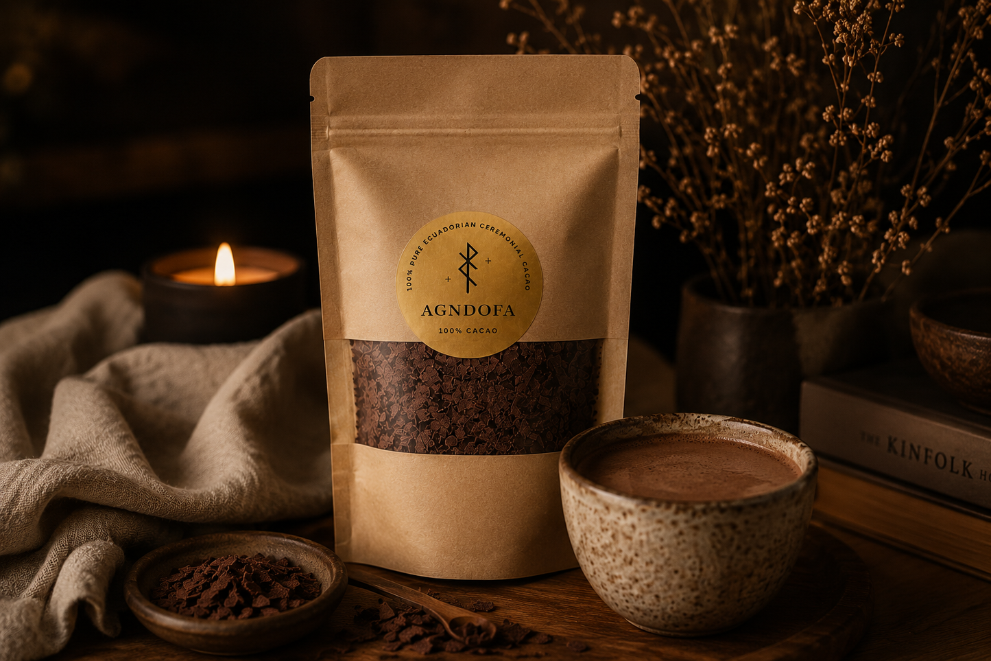 Agndofa Ceremonial Cacao – 100% Pure Cacao